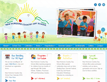 Tablet Screenshot of newhorizonsprivateschool.com